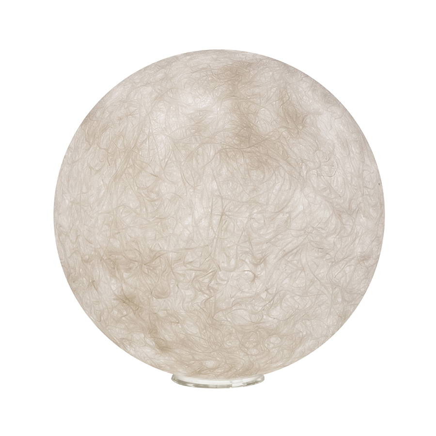 Lampada Da Tavolo T.Moon 1 In-Es Artdesign Collezione Luna Colore Bianco Dimensione  Diam. Ø 25 Cm